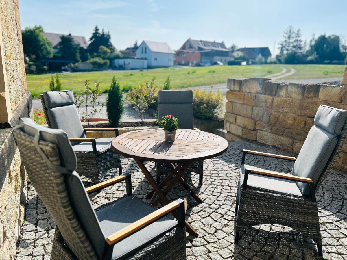 Schlosspark Apartment I 80Qm I 3 Betten I Bei Dresden 하이데나우 외부 사진